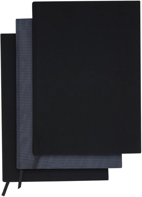 Bokbind elastisk 3pk Black Beckmann