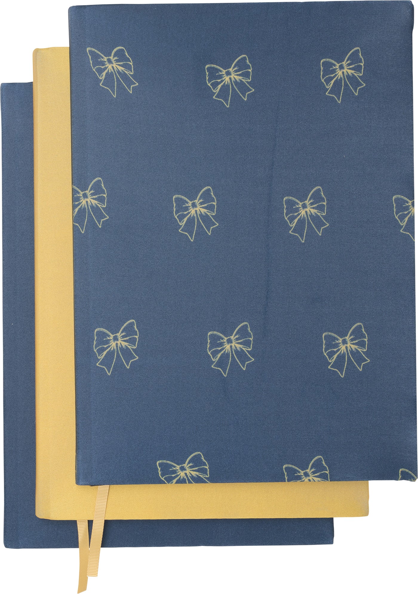 Bokbind elastisk 3pk Blue Bow Beckmann