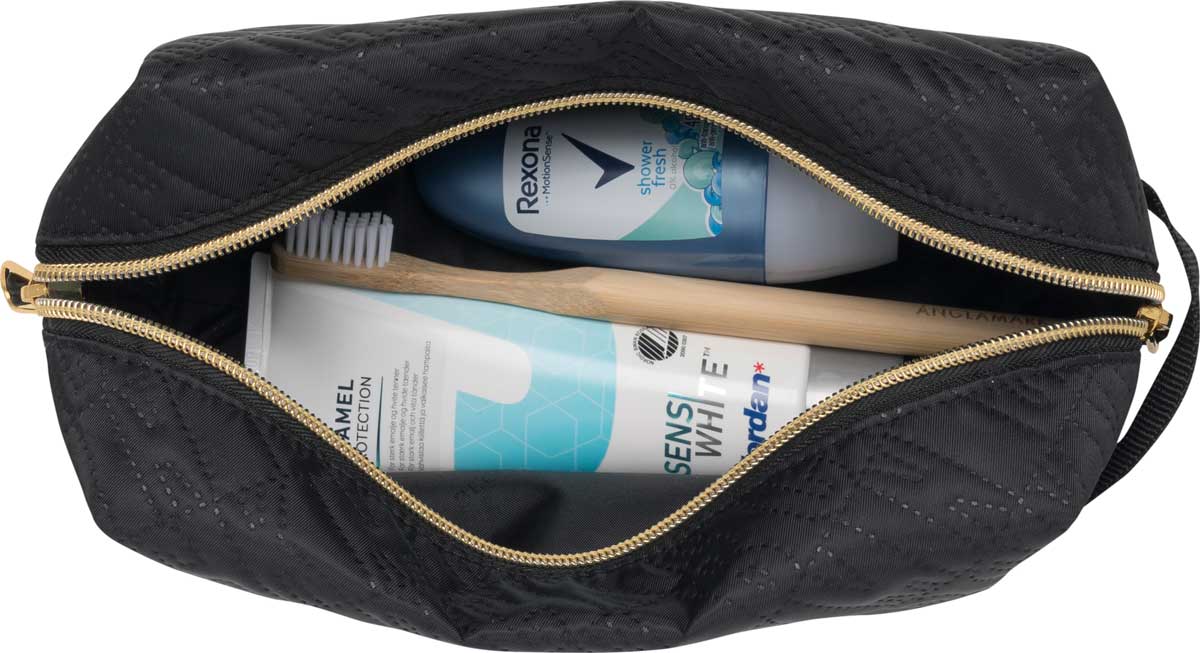 Pennal/toalettmappe Sport Black Gold Beckmann