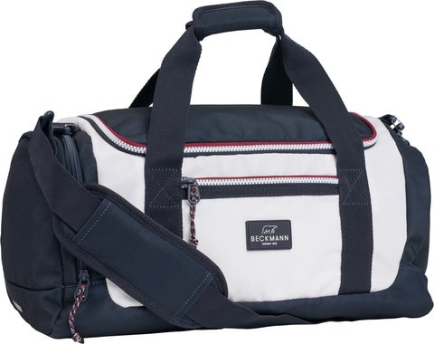 Gymbag 2-7.kl Navy White Sport Duffelbag Beckmann