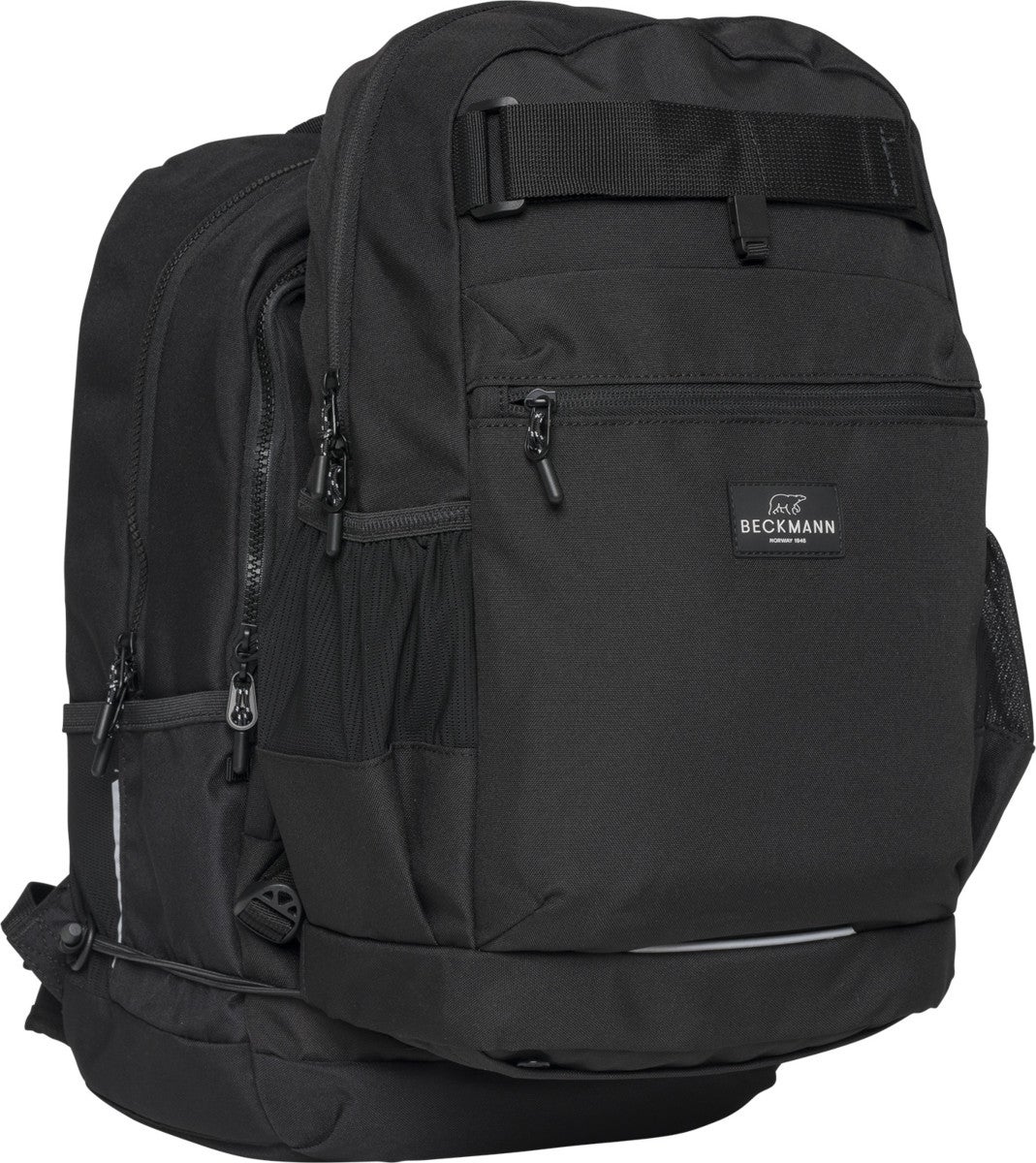 Skolesekk 2-7.kl Black Sport Light Beckmann
