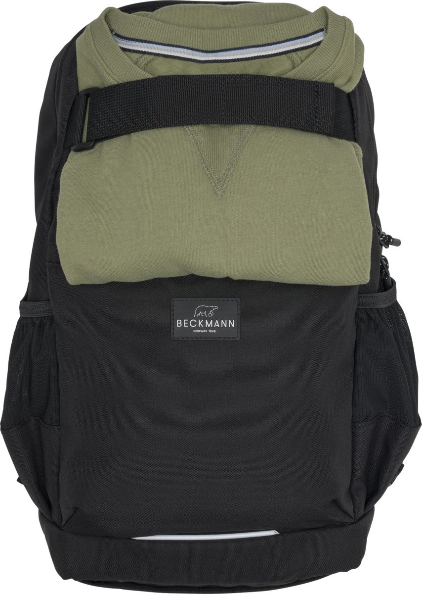 Skolesekk 2-7.kl Black Sport Light Beckmann