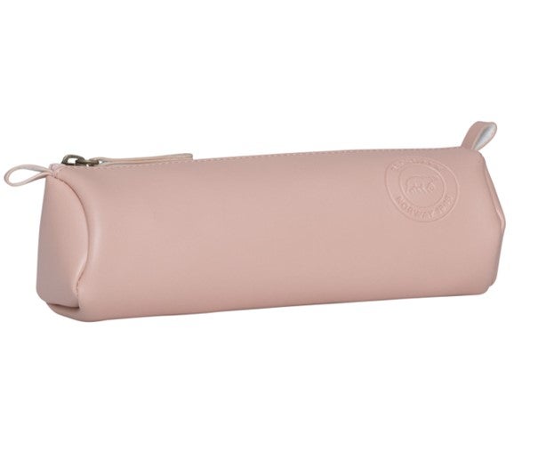 Pennal Beckmann Imitert Skinn Rosa