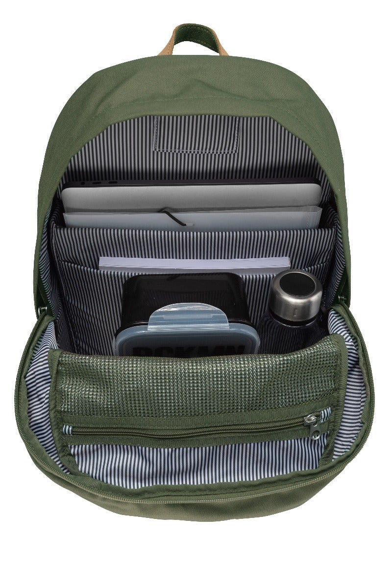 Skolesekk City Green 28L Beckmann
