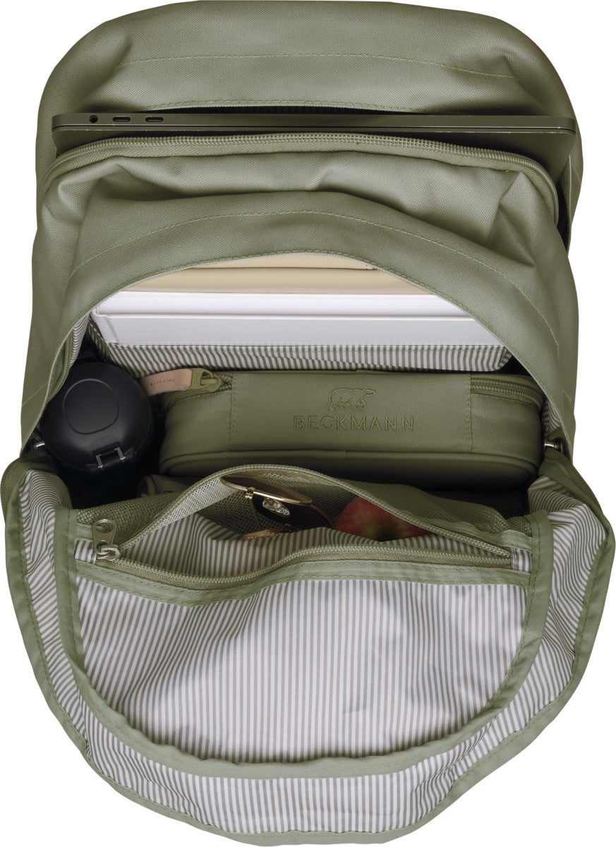 Skolesekk City Soft Green 30L Beckmann