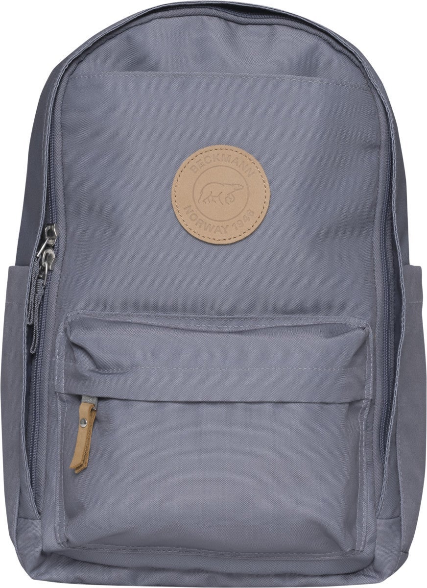Skolesekk City Light Pale Steel Grey 20L Beckmann