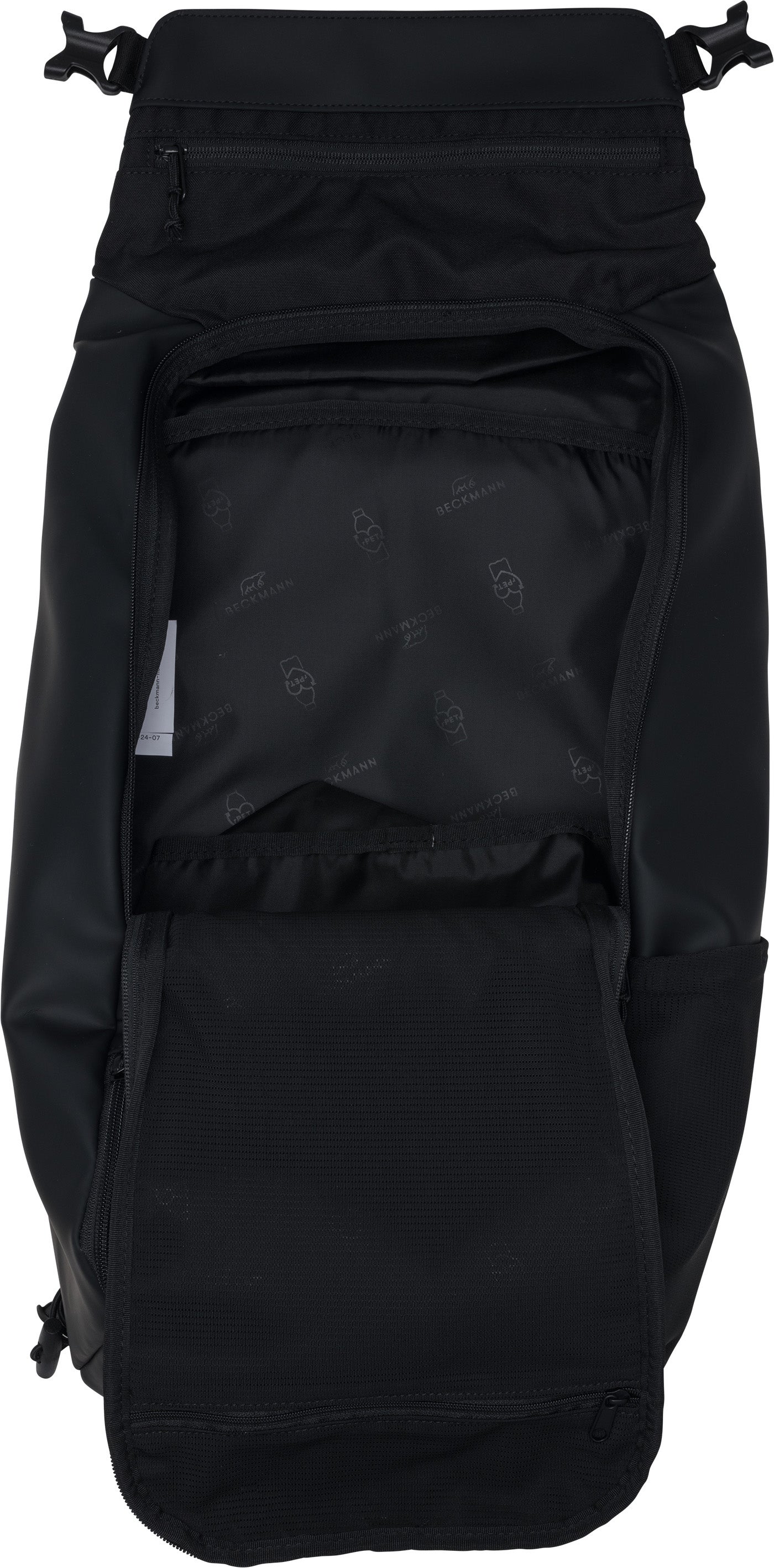 Skolesekk Street Light Black 22L Beckmann