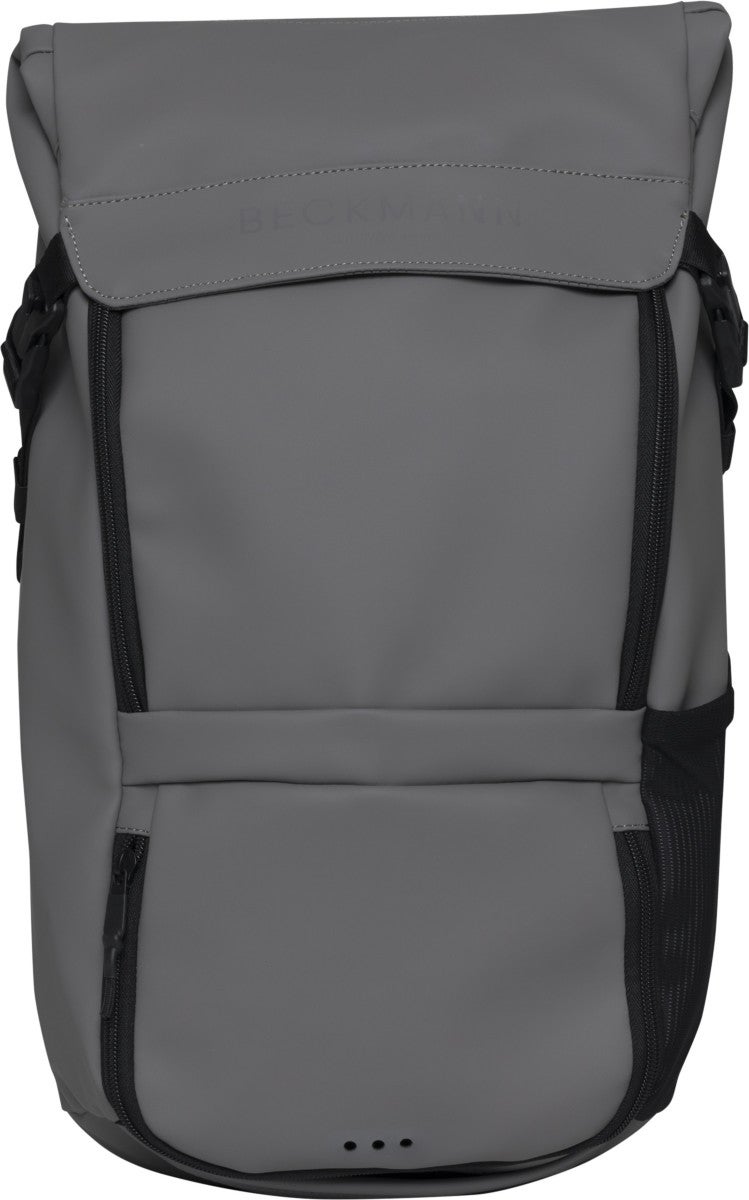 Skolesekk Street Light Grey 22L Beckmann