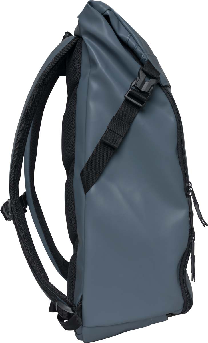 Skolesekk Street Light Blue 22L Beckmann