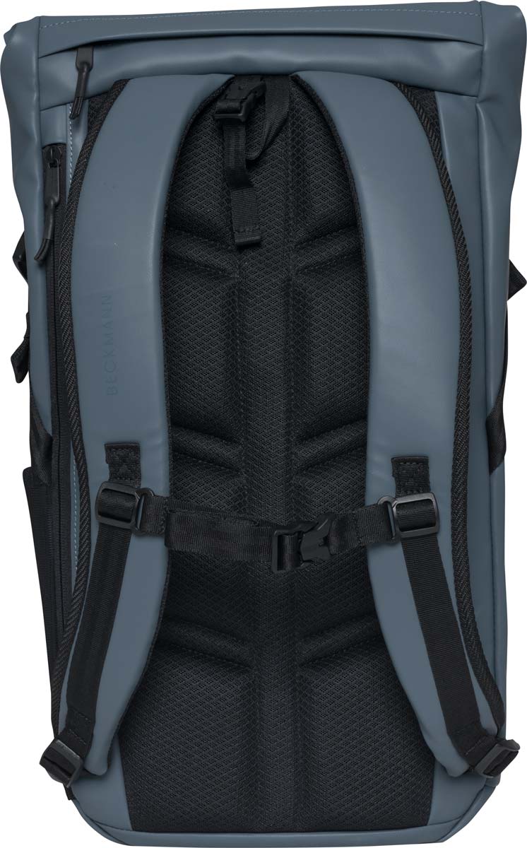 Skolesekk Street Light Blue 22L Beckmann