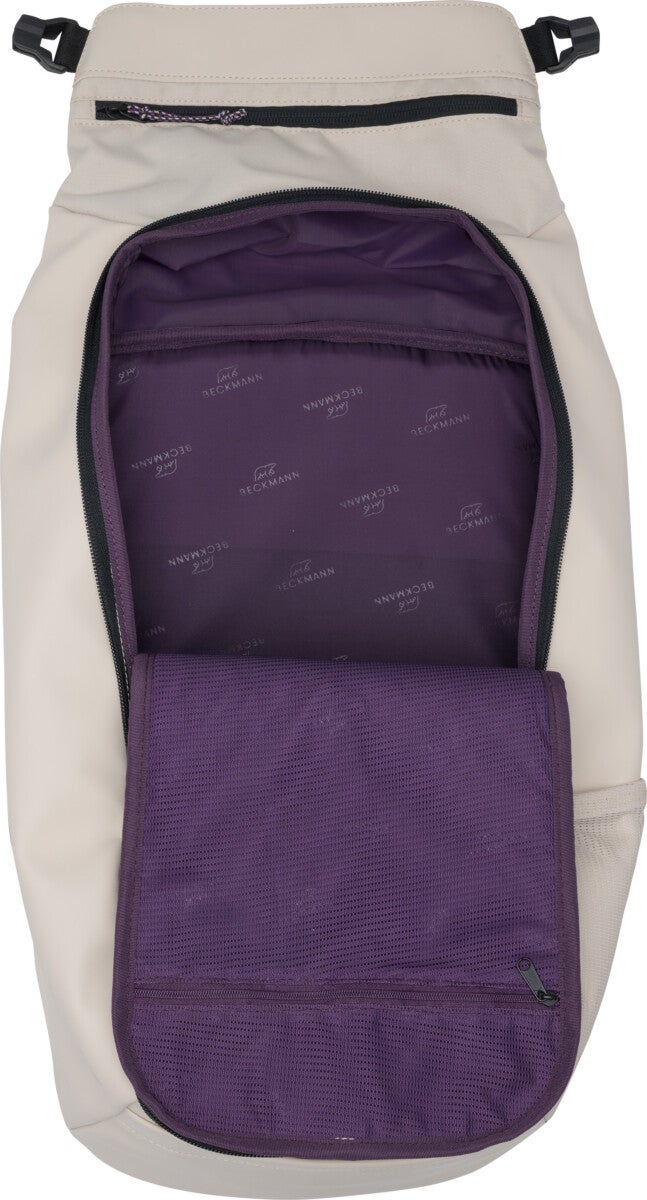 Skolesekk Street Light Cream 22L Beckmann