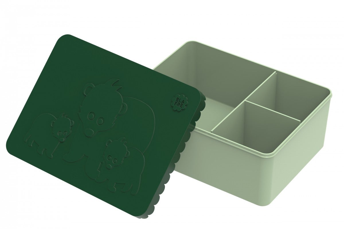 Matboks Blafre Plast 3 Bjørn Mørk Grønn