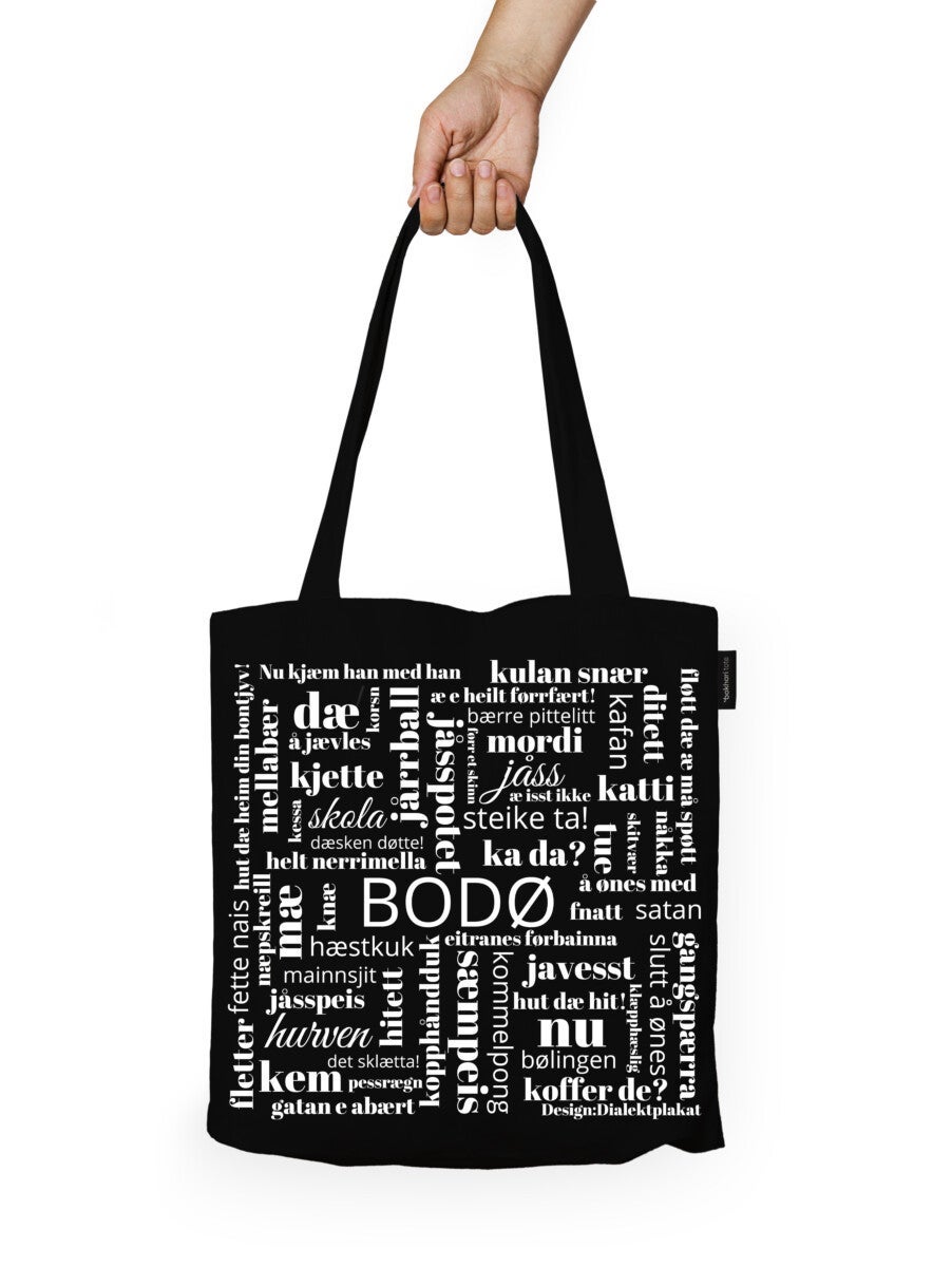 Handlenett Bokhari Bodø svart