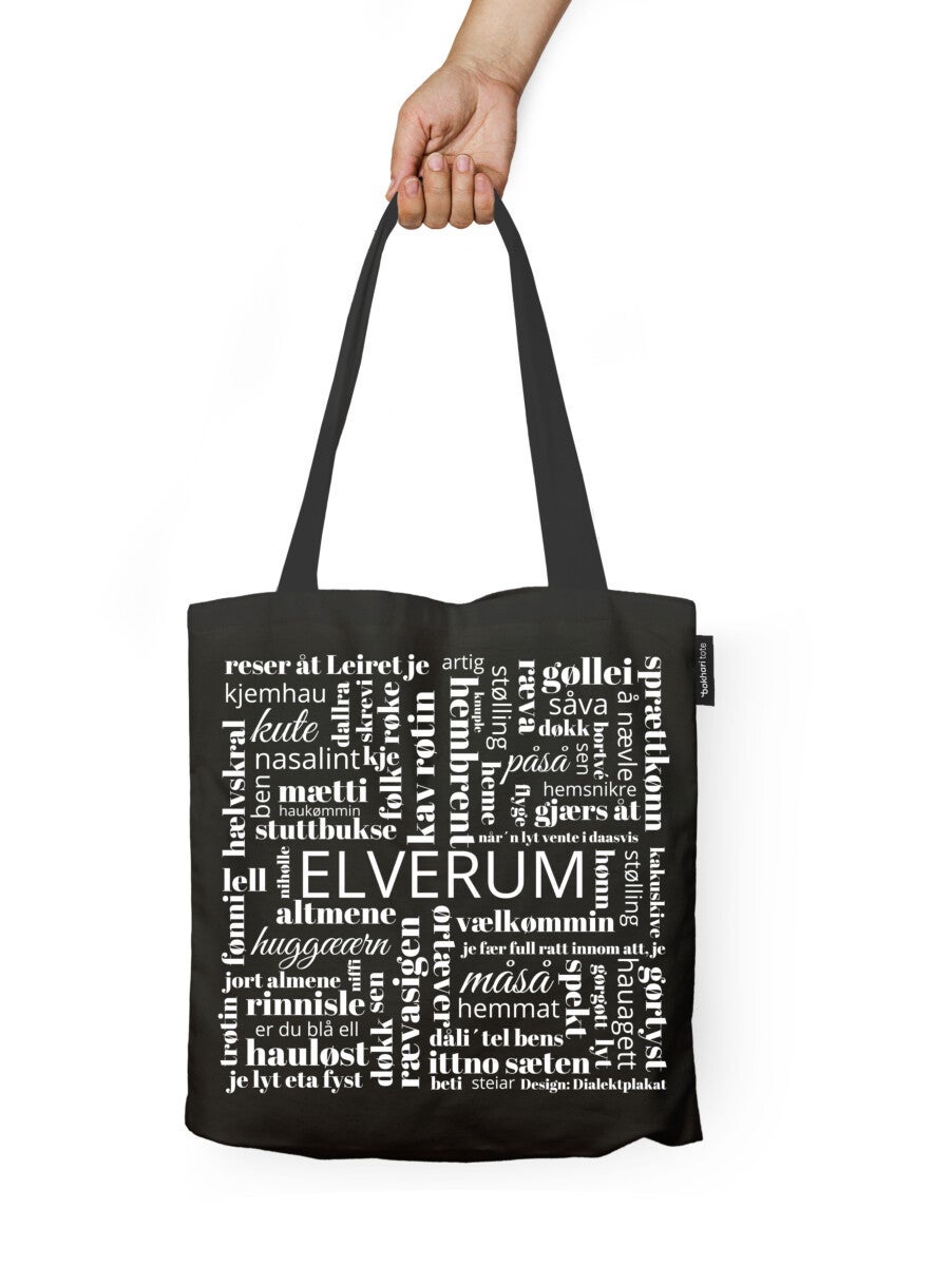 Handlenett Bokhari Elverum svart