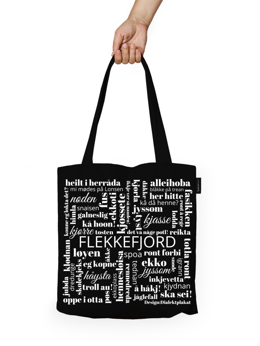 Handlenett Bokhari Flekkefjord svart