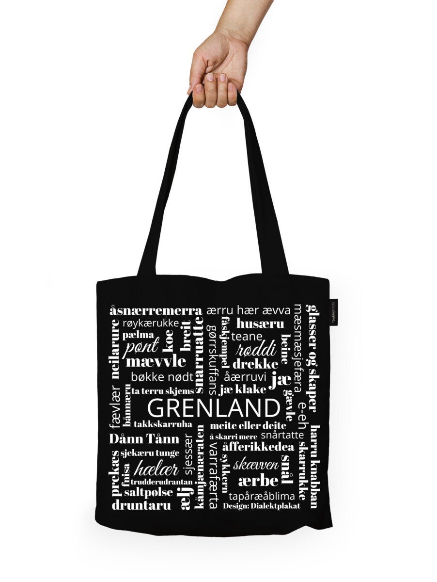 Handlenett Bokhari Grenland svart