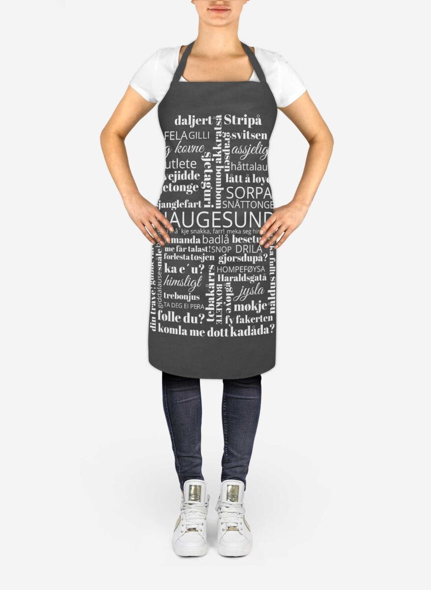 Dialektforkle Bokhari Haugesund