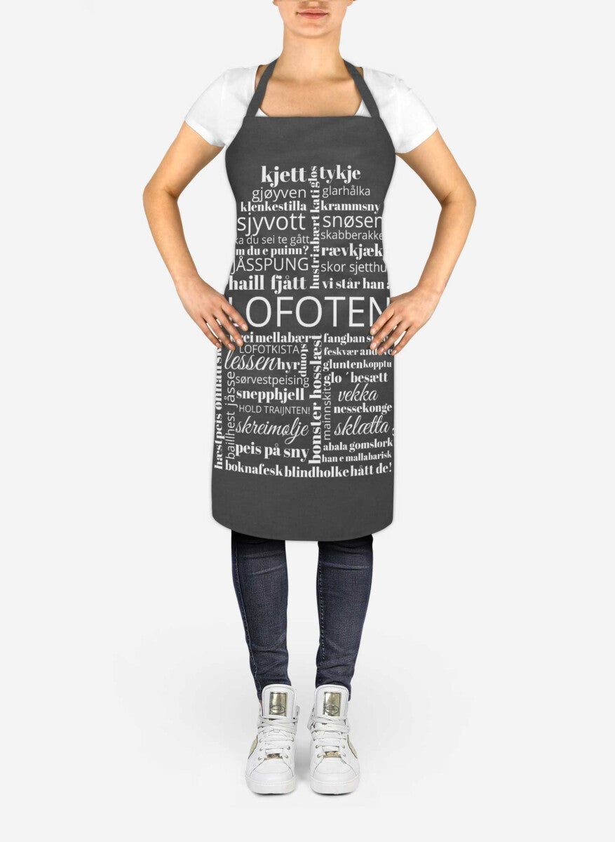 Dialektforkle Bokhari Lofoten