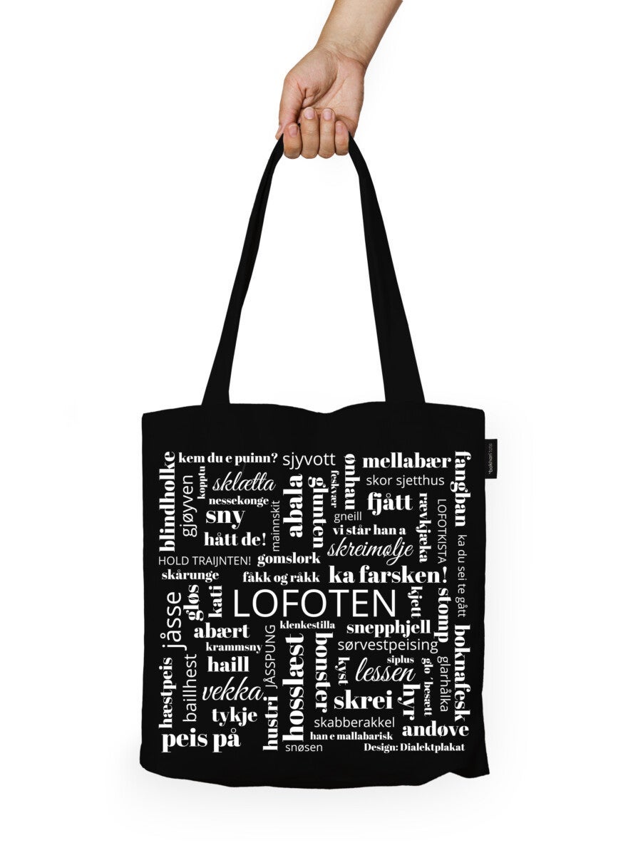 Handlenett Bokhari Lofoten svart