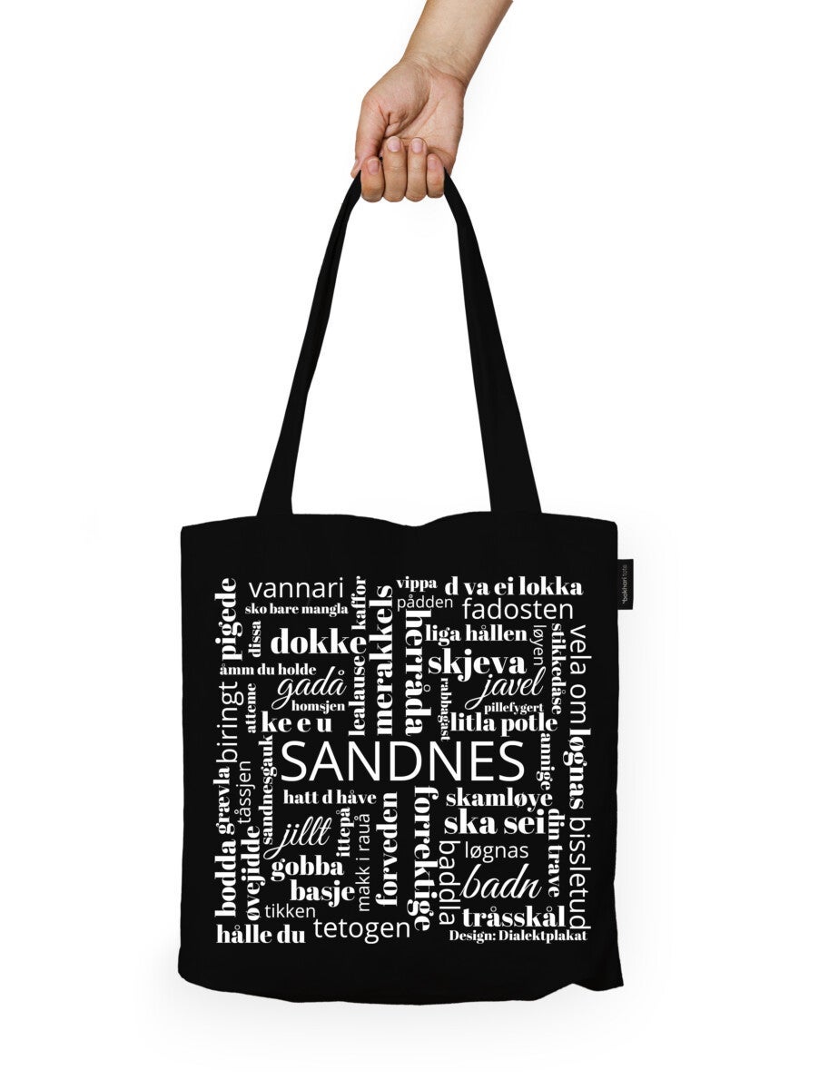 Handlenett Bokhari Sandnes svart