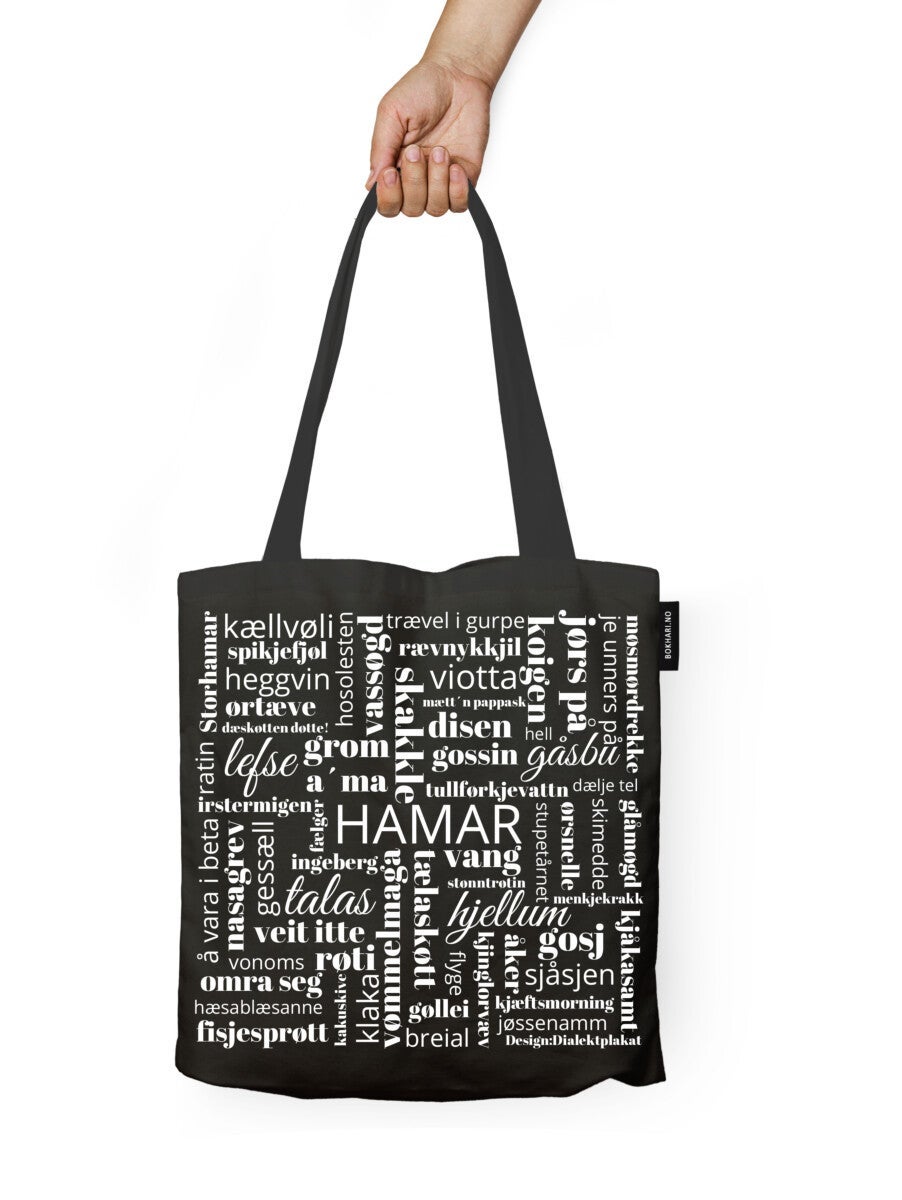 Handlenett Bokhari Hamar svart