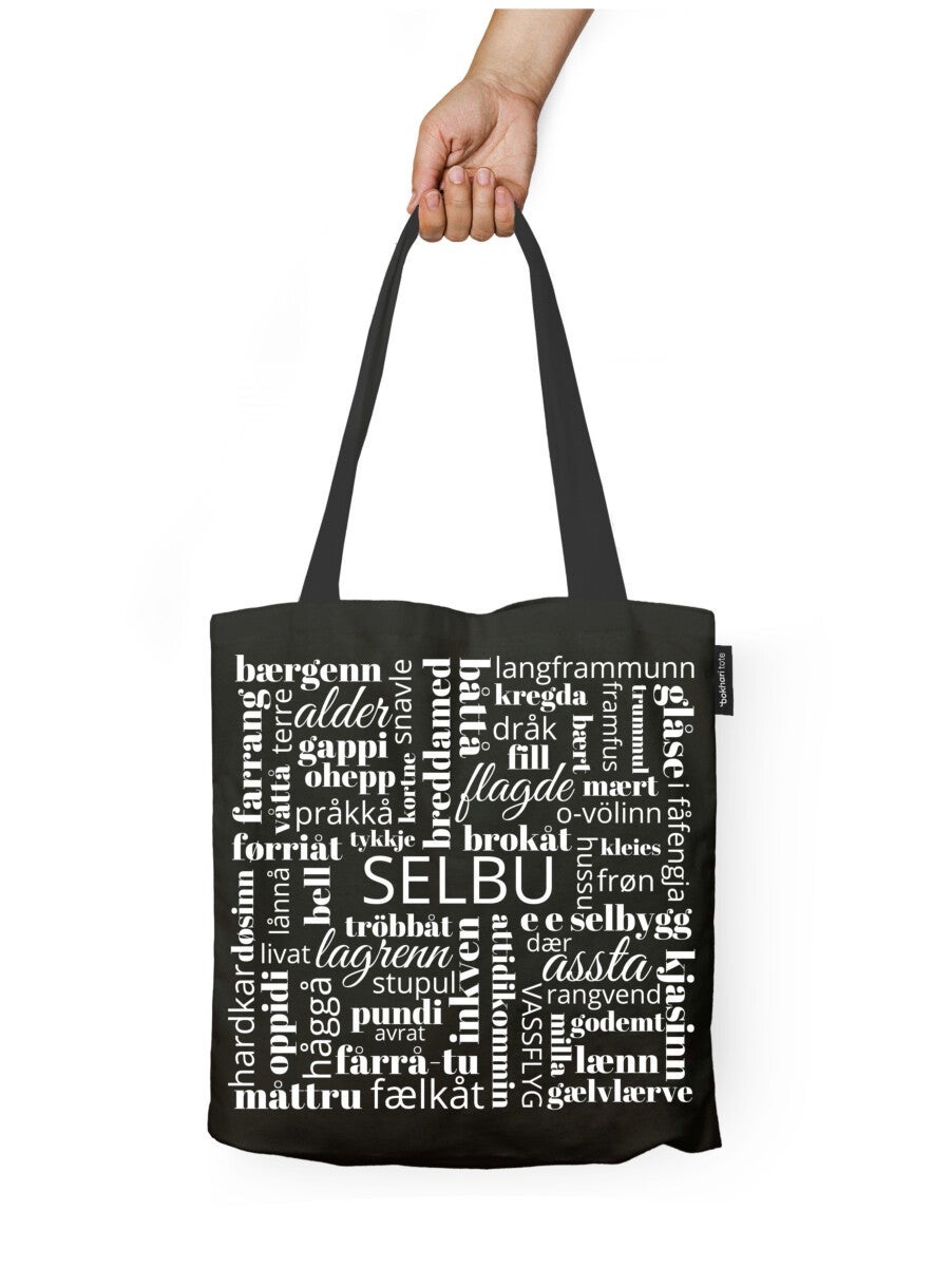 Handlenett Bokhari Selbu svart