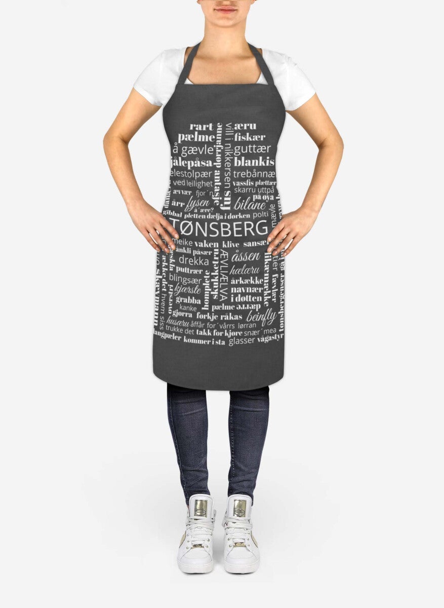 Dialektforkle Bokhari Tønsberg