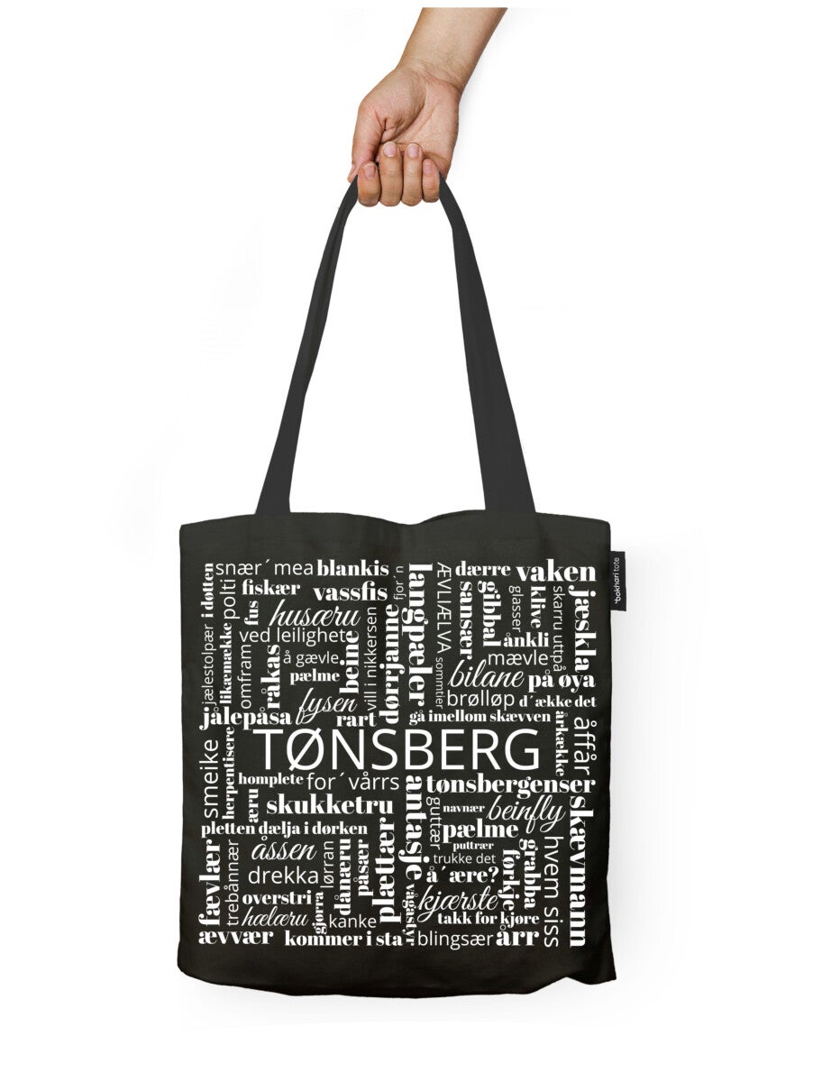 Handlenett Bokhari Tønsberg svart