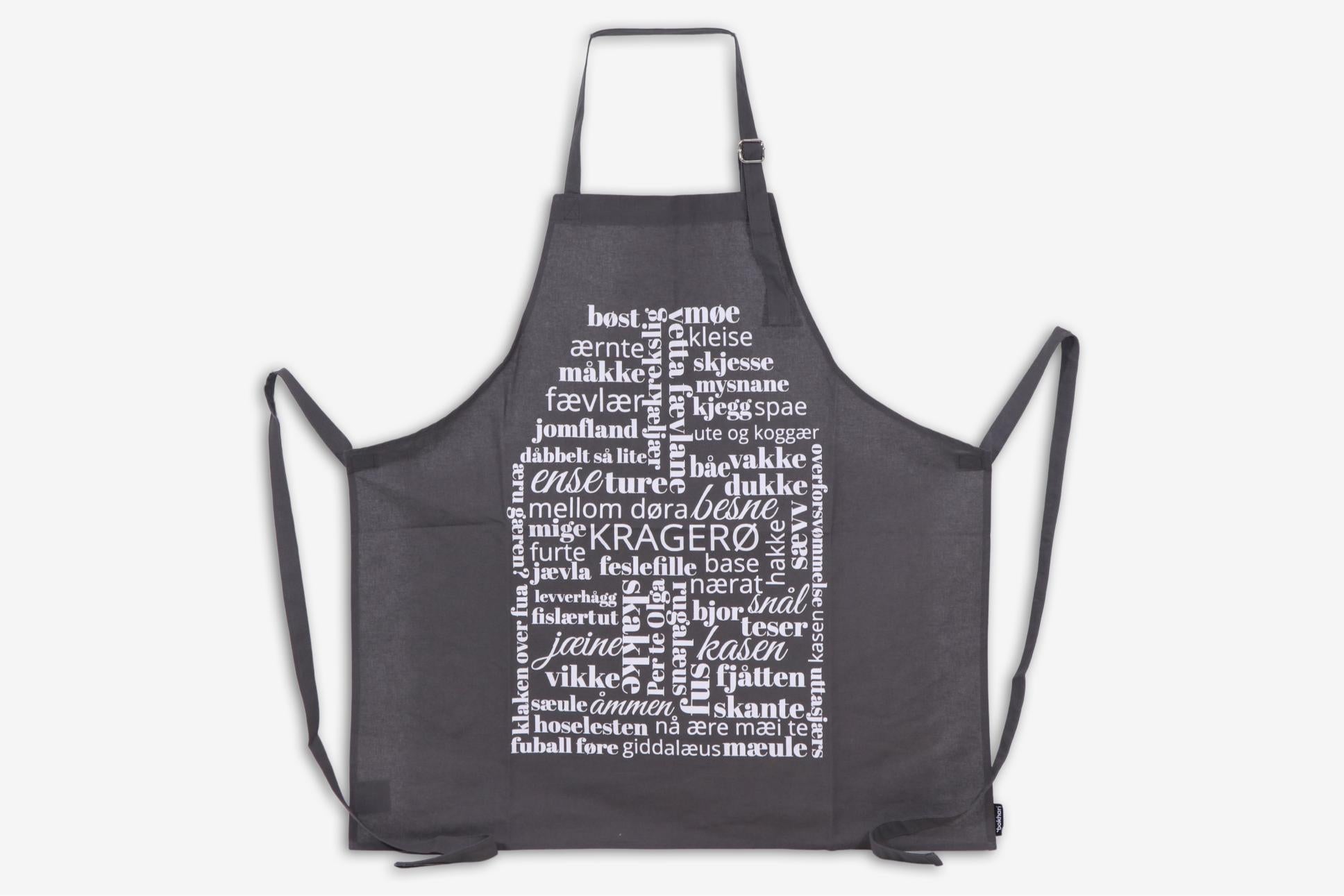 Dialektforkle Bokhari Kragerø Koks grå