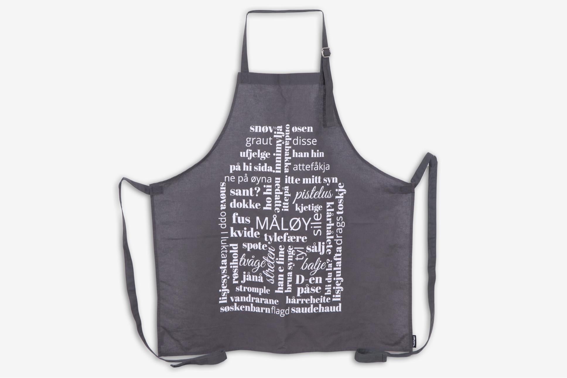 Dialektforkle Bokhari Måløy Koks grå