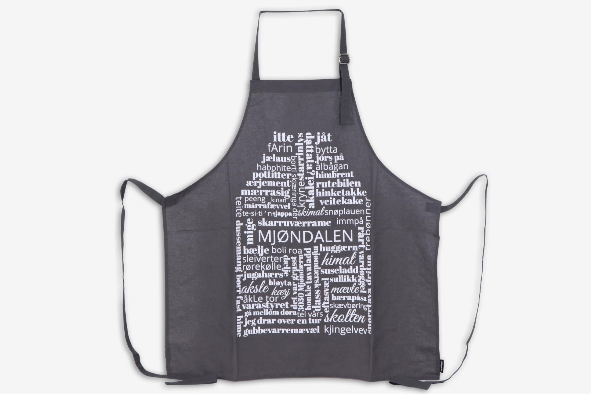 Dialektforkle Bokhari Mjøndalen Koks grå