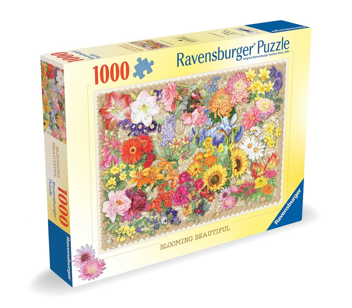 Puslespill 1000 Blomster Ravensburger