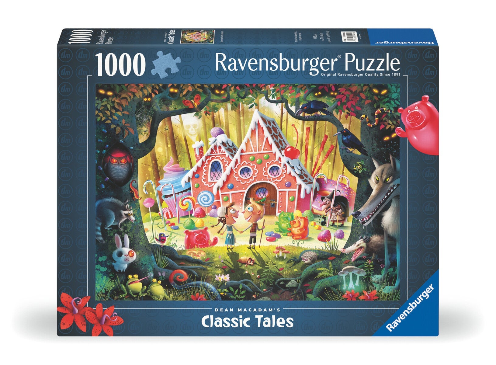 Puslespill 1000 Hans og Grete Ravensburger