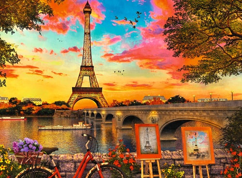 Puslespill 500 Kveld i Paris Ravensburger