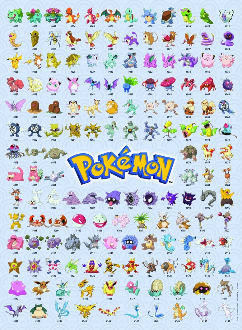 Puslespill 500 Pokémon Ravensburger