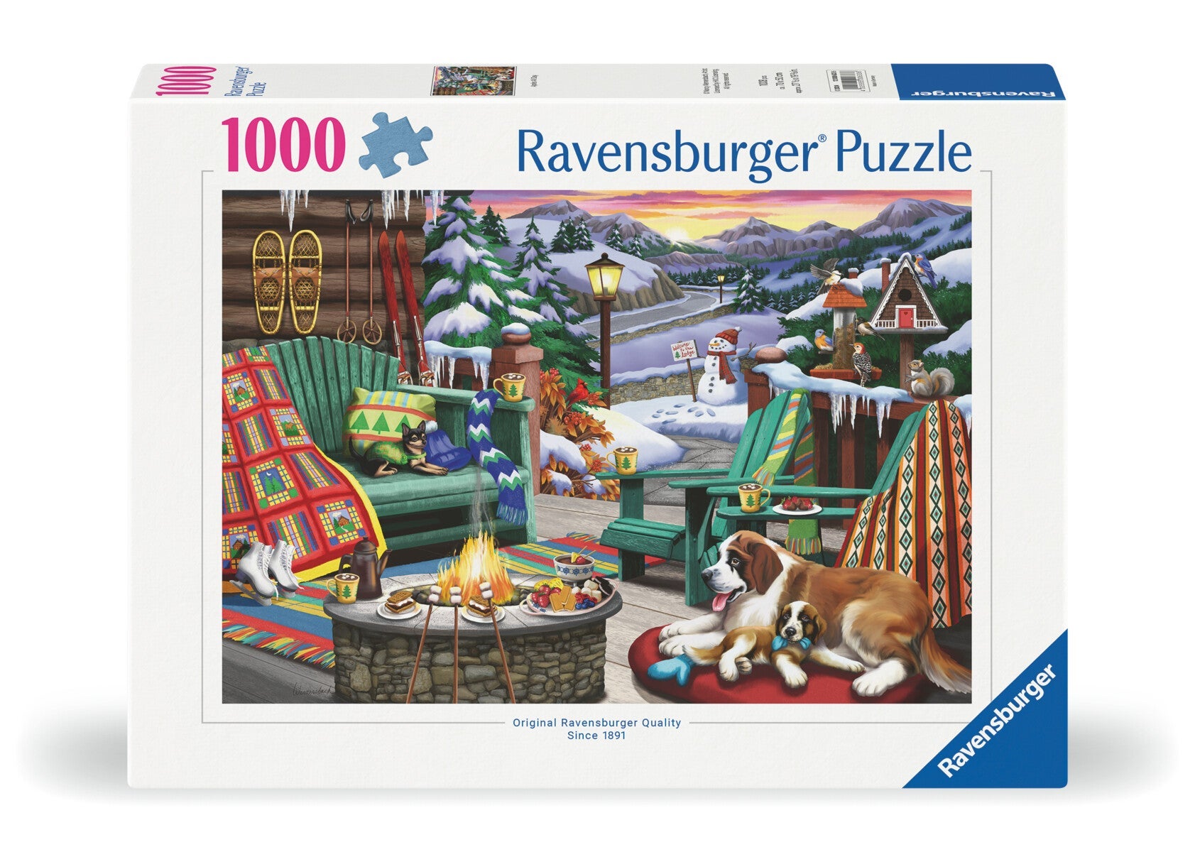 Puslespill 1000 Slappe Av Ravensburger