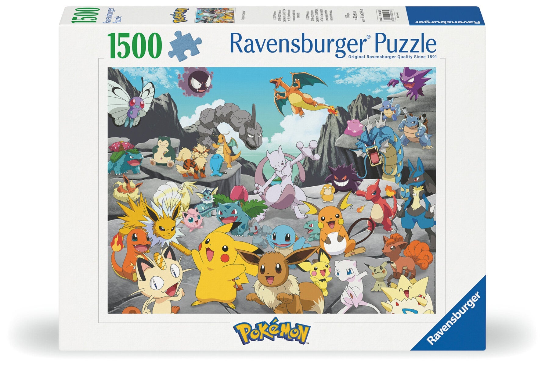Puslespill 1500 Pokémon Ravensburger
