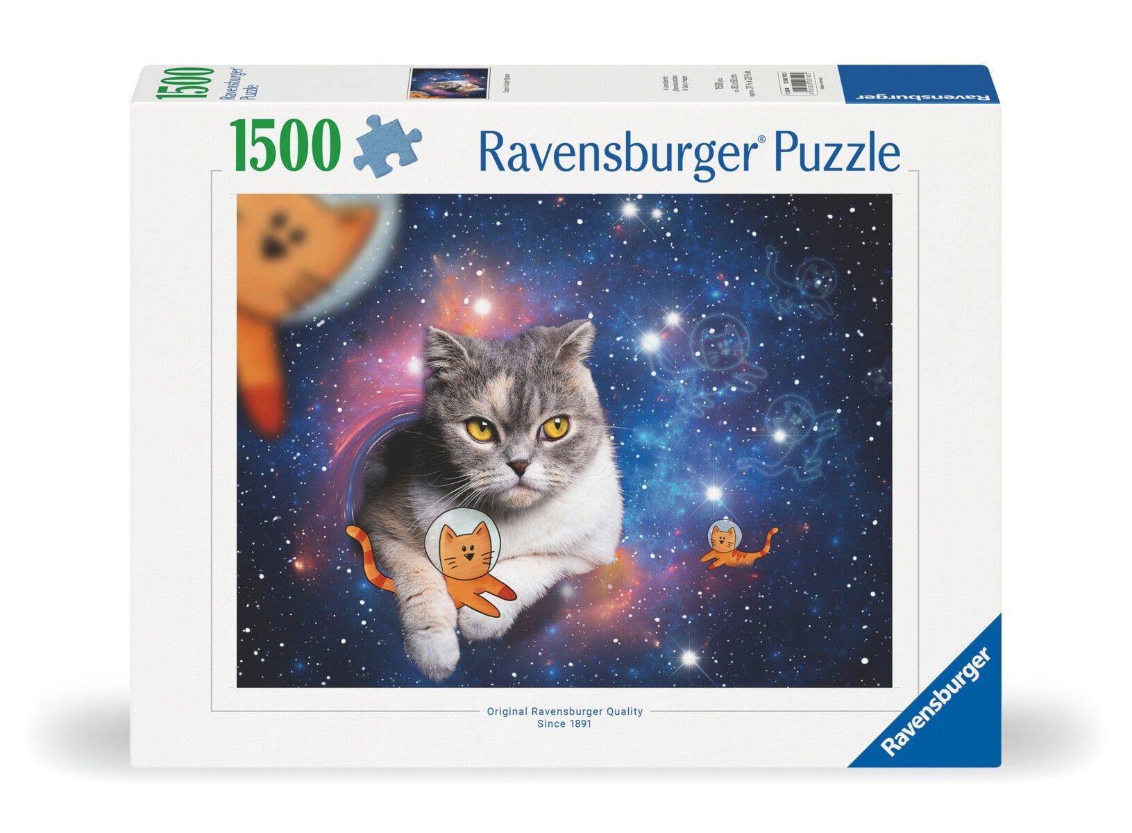 Puslespill 1500 Katter Ravensburger