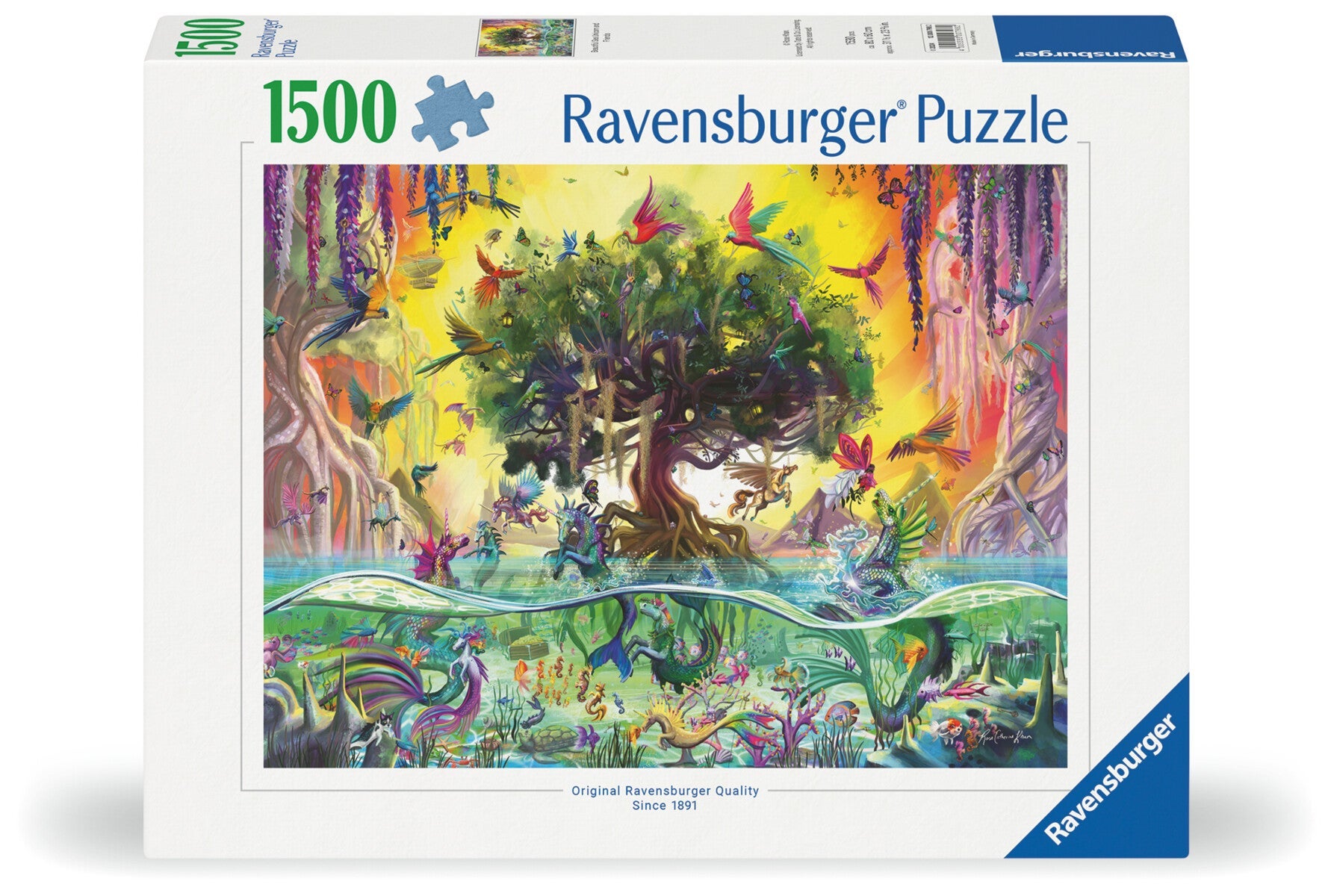 Puslespill 1500 Havets Enhjørning Ravensburger