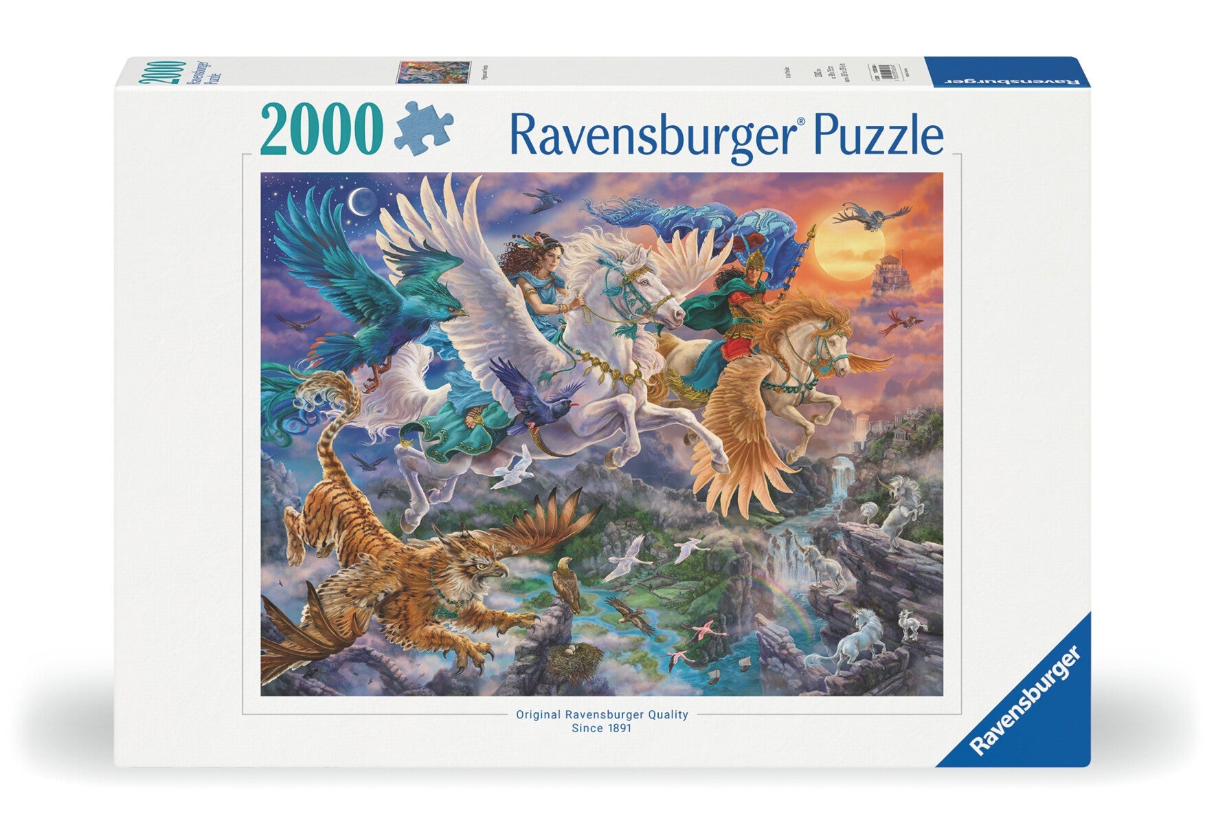 Puslespill 2000 Pegasus Og Venner Ravensburger