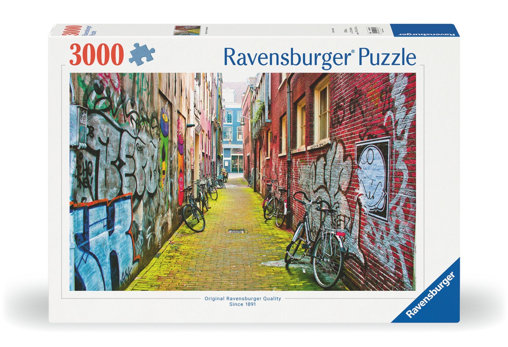 Puslespill 3000 Gatekunst Ravensburger