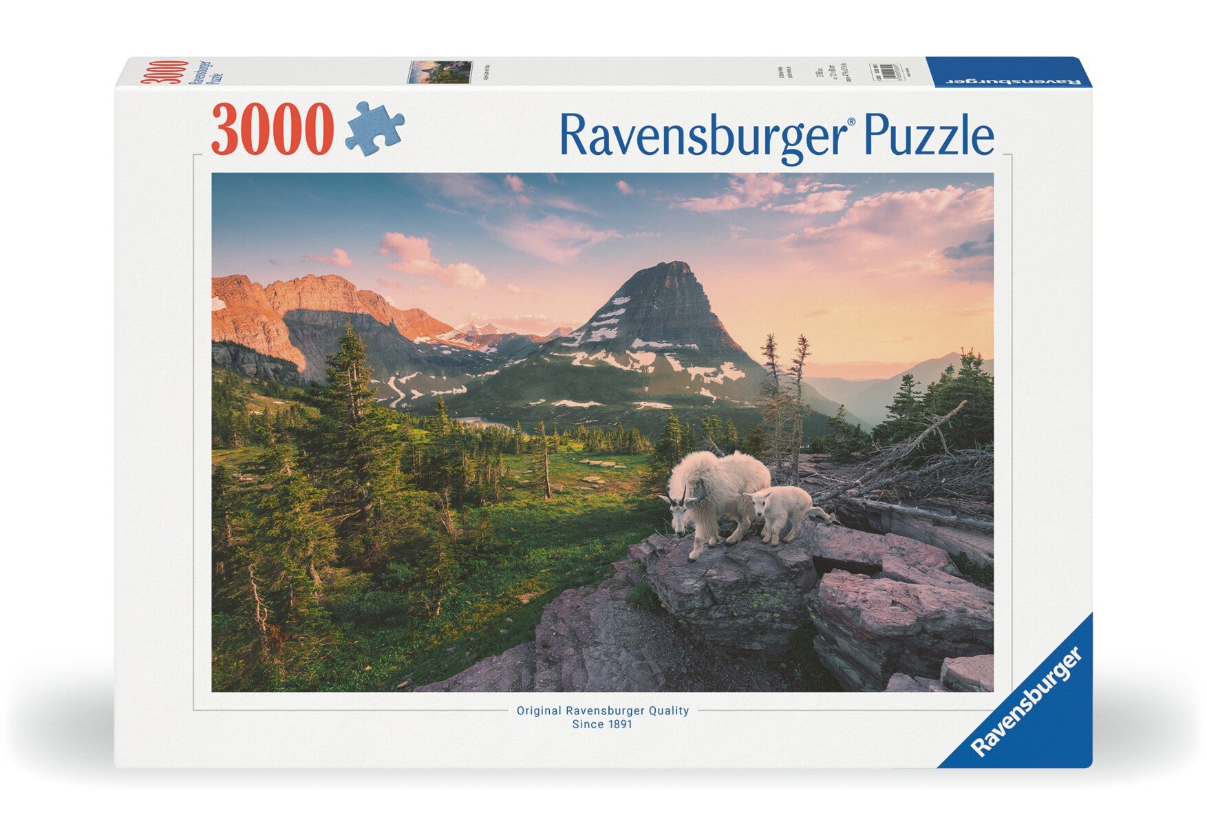 Puslespill 3000 Foto Bylandskap Ravensburger