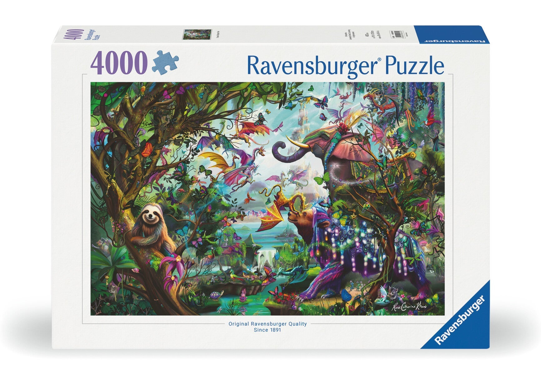 Puslespill 4000 Tropiske Drager Ravensburger