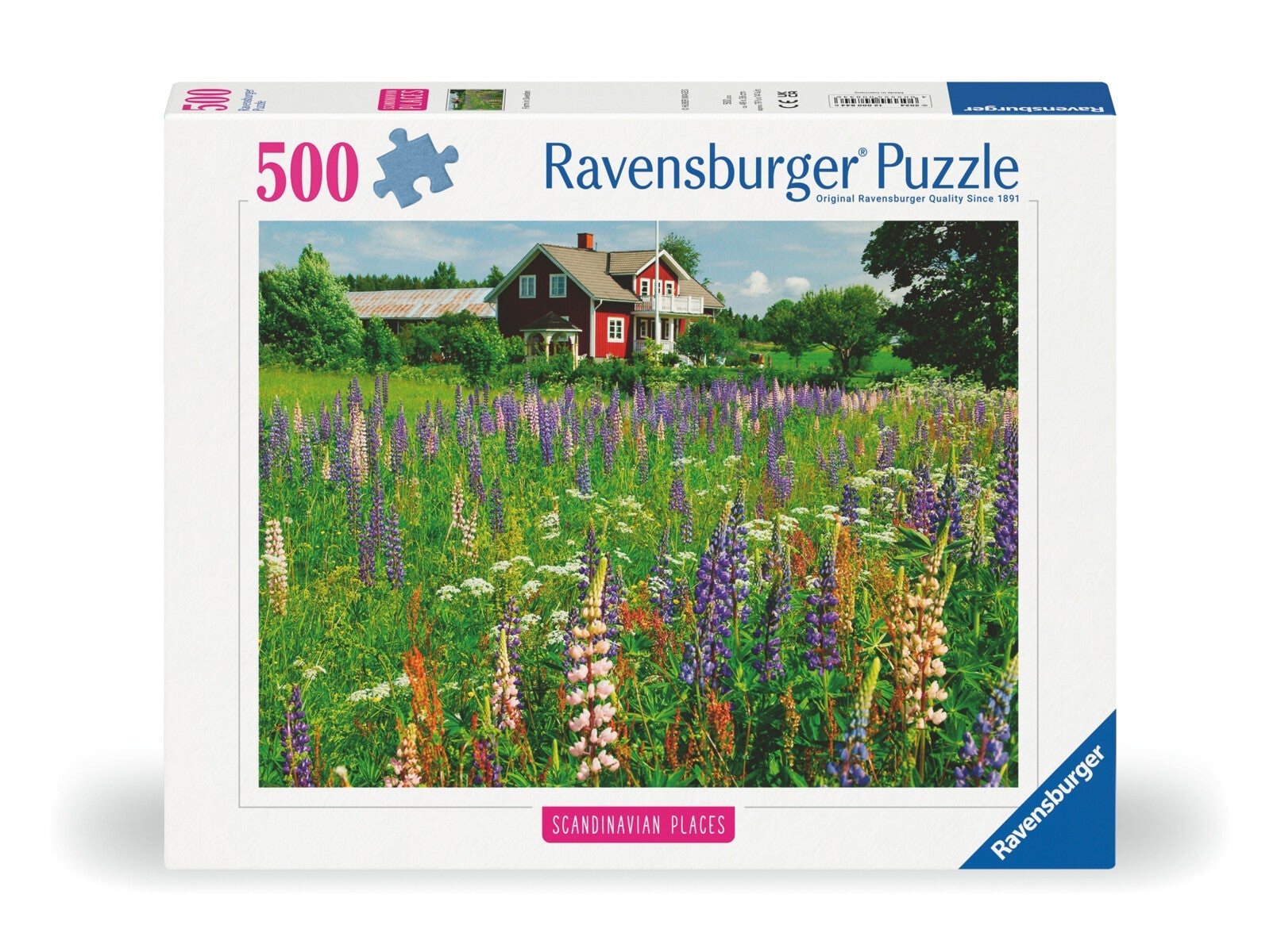 Puslespill 500 Gård I Sverige Ravensburger