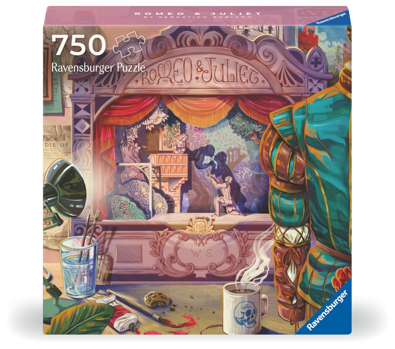 Puslespill 750 Art Romeo Og Julie Ravensburger