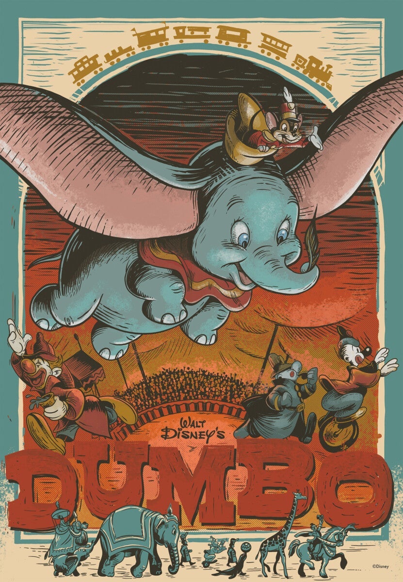Puslespill 300 Dumbo Ad Ravensburger