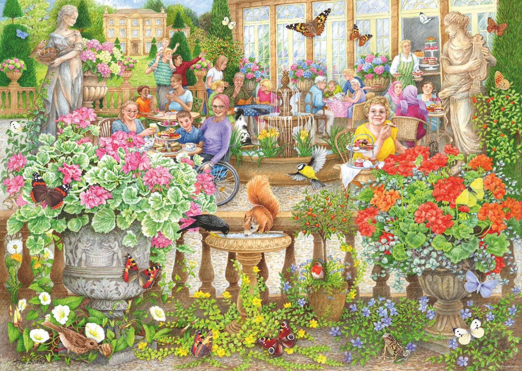 Puslespill 1000 Cosy Cafe Ravensburger