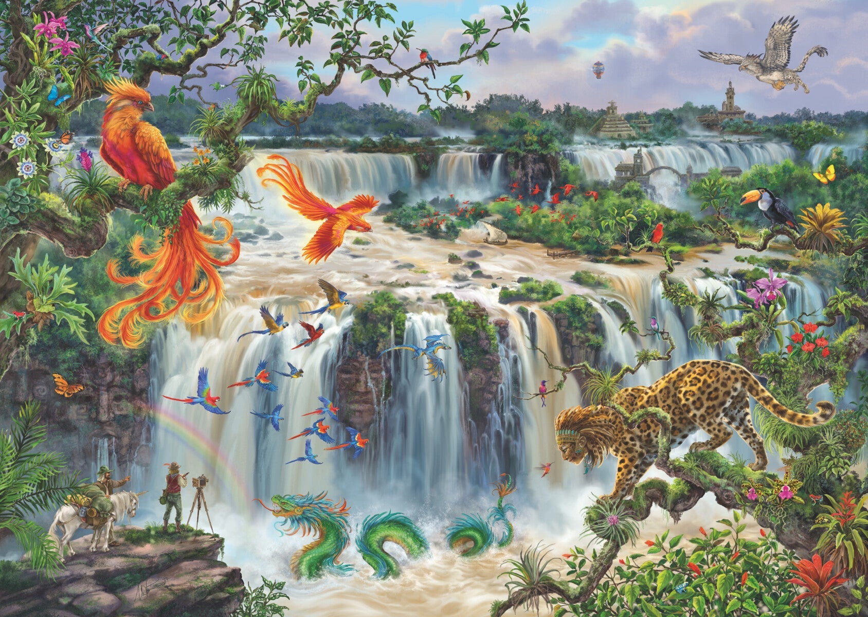 Puslespill 1000 Waterfall Iguazu Ravensburger