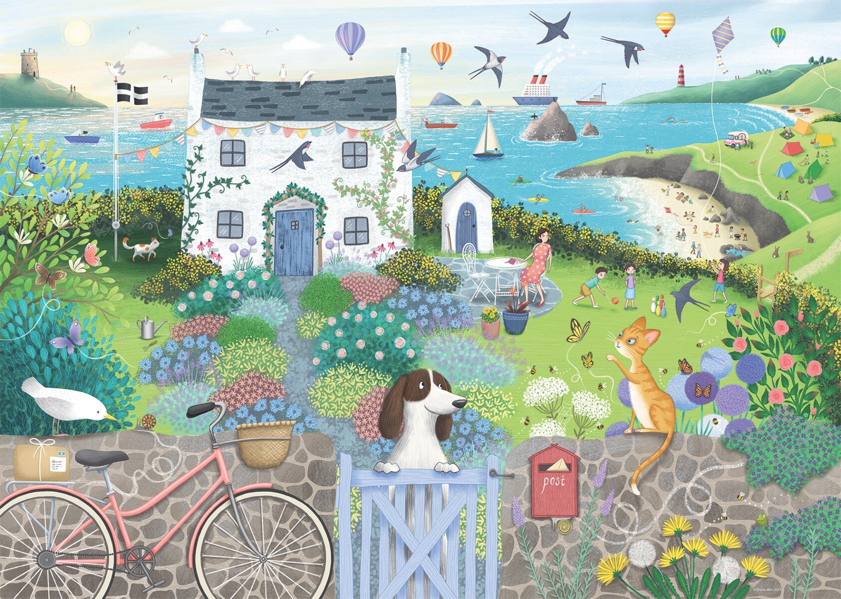 Puslespill 1000 Kysthytte Ravensburger