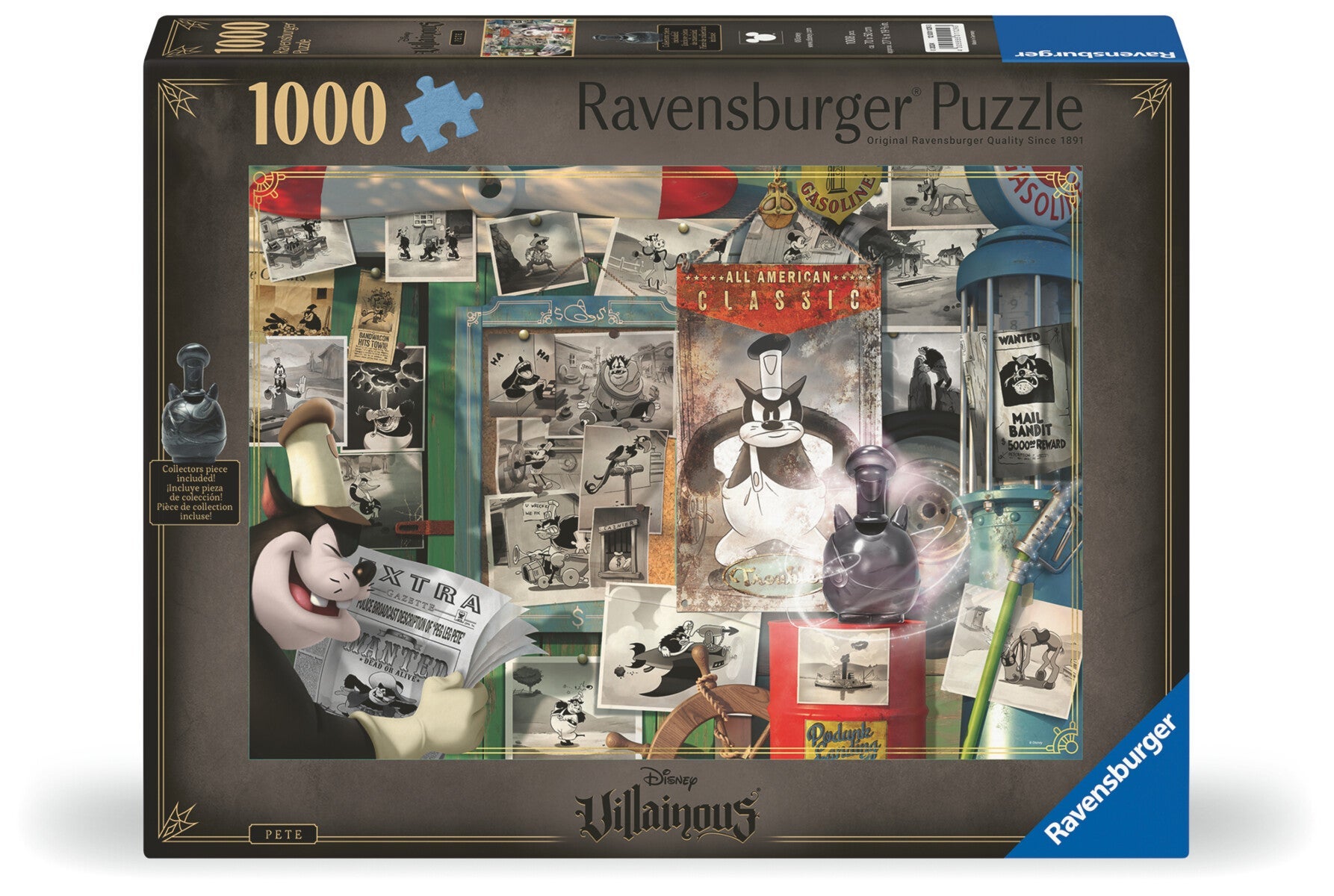 Puslespill 1000 Villainous Pete Ravensburger